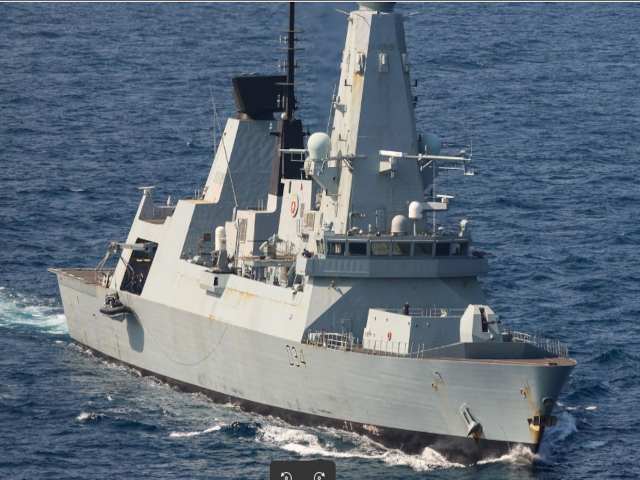 HMS Diamond downs Houthi missile.